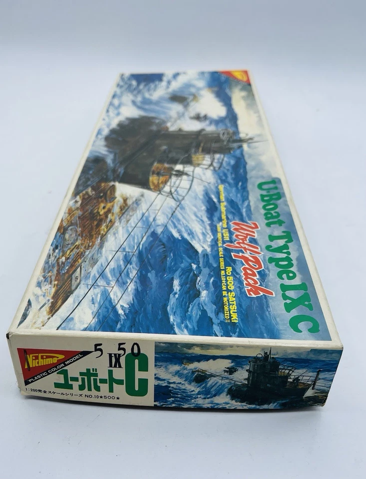 1/200 Nichimo Submarino Alemán U511 U-Boat Tipo IX C Modelo Kit Nuevo en Caja Sellado Foto 4 de 4