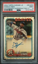 Marketplace image: 2024 SUPERFRACTOR 1/1 #RCADV DARIUS VINES 1/1 PSA 9