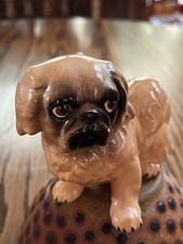 Figurine en céramique pour chien carlin - décoration statue pour chien classe animal carlin