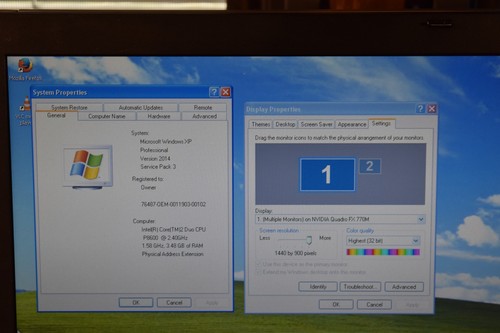 Dell Precision M4400 2,4 GHz 500 GB HDD NVidia Quadro FX 770M Windows XP 32 bit - Foto 7 di 19