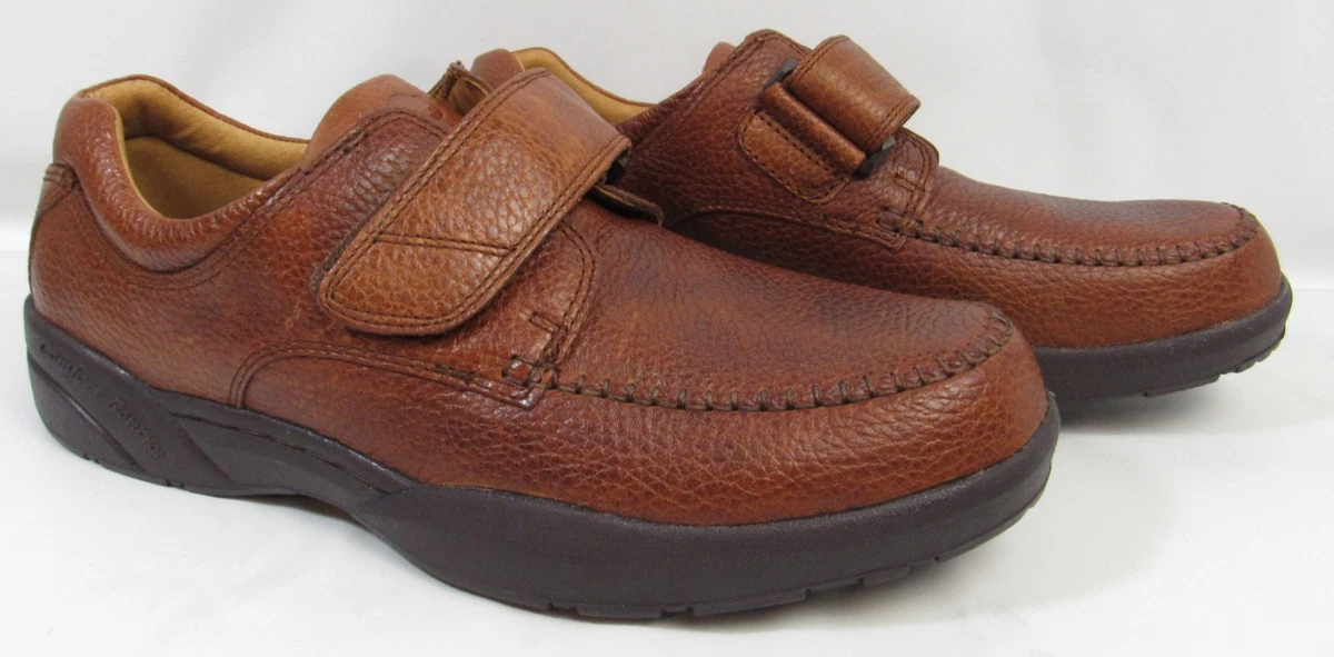 Dr Comfort Scott 9020 Diabetic Orthopedic Shoes 11.5W Brown Leather Dr. Comfort Brown Solid Casual Shoes for Men for sale | eBay main image 2