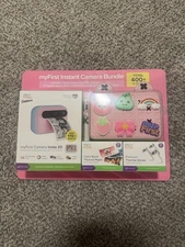 MyFirst Camera Bundle, Kids Instant Print Camera with Thermal Sticker Roll, Pink