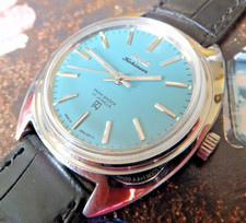 Made In India "Kohinoor" Baby Blue Dial HMT Manual Winding Watch
