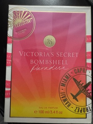 Victoria's Secret Bombshell Paradise Parfum 3.4 fl oz Plastic cover unopened NWB