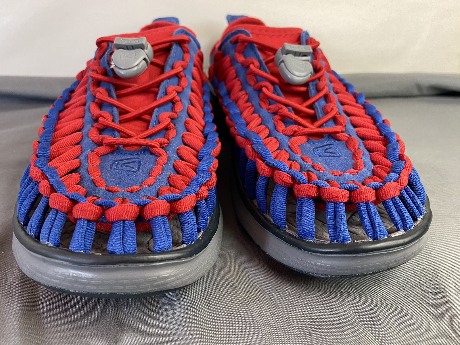 Scarpe KEEN Uneek sneakers classiche due corde donna 5 5 blu rosso slip on corda acqua