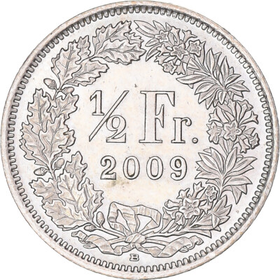 1332261] Coin, Switzerland, 1/2 Franc, 2009 | eBay
