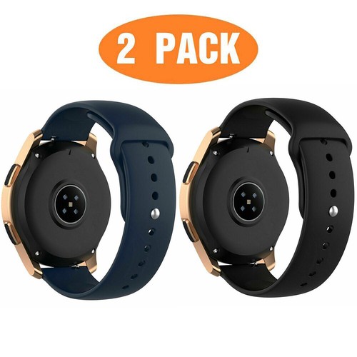 2-Pack Band Silicone Sport Strap For Samsung Galaxy Watch Active 2 40 42 44mm - Picture 24 of 25