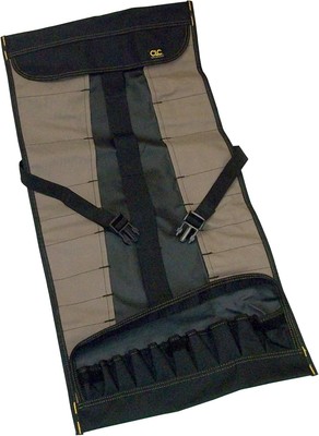 Clc Custom Leathercraft 1173 Socket Tool Roll Pouch, 32 Pocket brown 