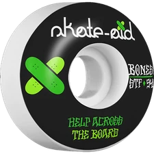 Bones STF Skate Aid II 54mm 83b White Skateboard Wheels