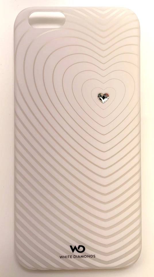 White Diamonds Crystal Heartbeat Case for iPhone 6, White - Image 3 of 4