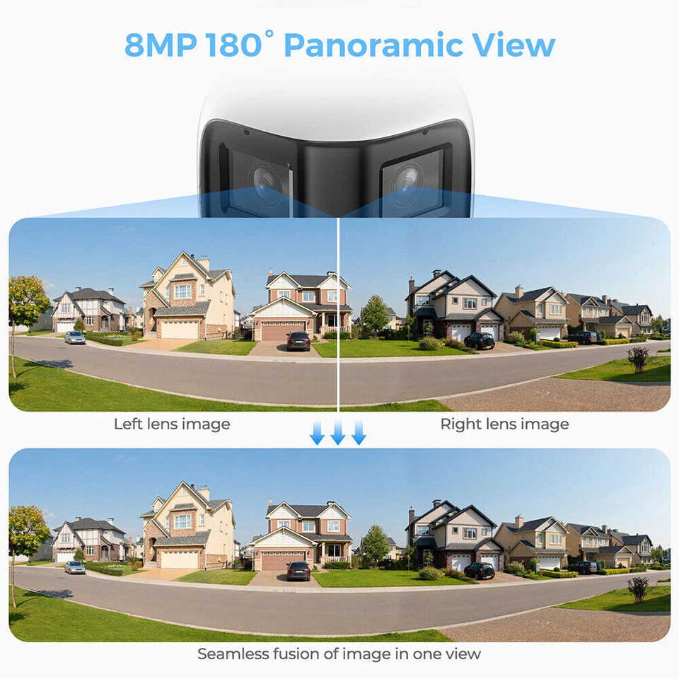 Dahua 8mp 180° Panoramic IP Camera IPC-PFW3849S-A180-AS-PV Sound Light Alarm - Image 3 of 4