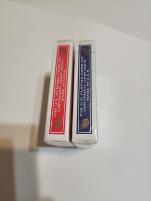 2 Decks Wynn Icon Jumbo Index Playing Cards Red Wynn & Blue