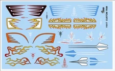GOFER RACING ASSORTED CUSTOM TRIM DECALS FOR 1:24 AND 1:25 FOR MODEL CARS