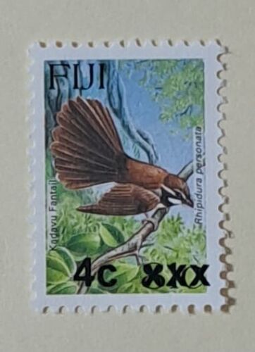 Land Bird of Fiji, Overprint on 81c, 4c - Picture 1 of 1