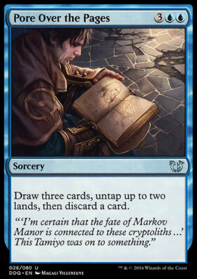 Magic the Gathering MTG Pore Over the Pages (28) DD Blessed vs. Cursed LP
