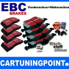 EBC Bremsbeläge VA+HA Blackstuff für VW Caddy 3 2KB DP1329 DP1518