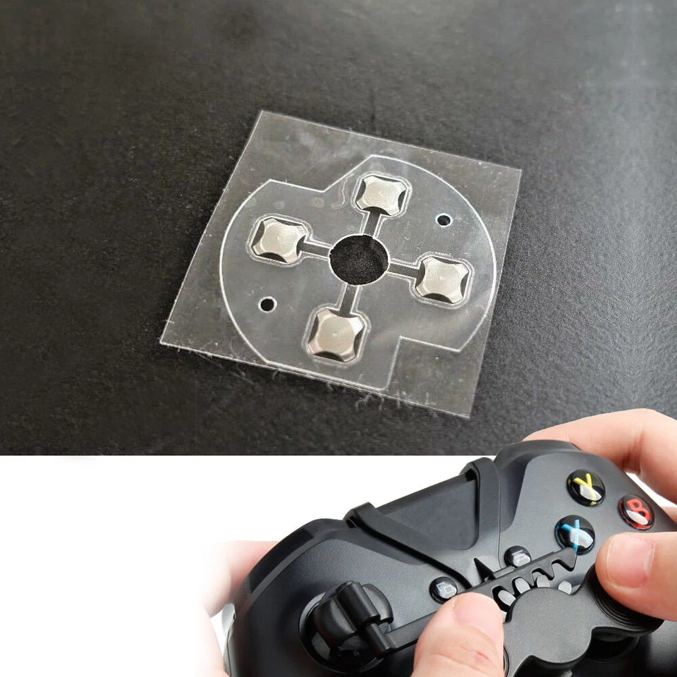 Controlador Reemplazar Botón D-Pad Metal Domo Película Conductora Pegatinas Para Xbox One Foto 4 de 4