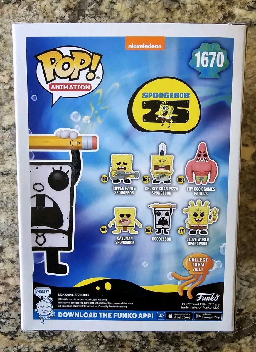 Funko Pop! Spongebob Squarepants - Doodlebob 1670 | eBay