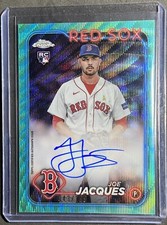 2024 Topps Chrome Joe Jacques Rookie Aqua Wave Refractor /199 