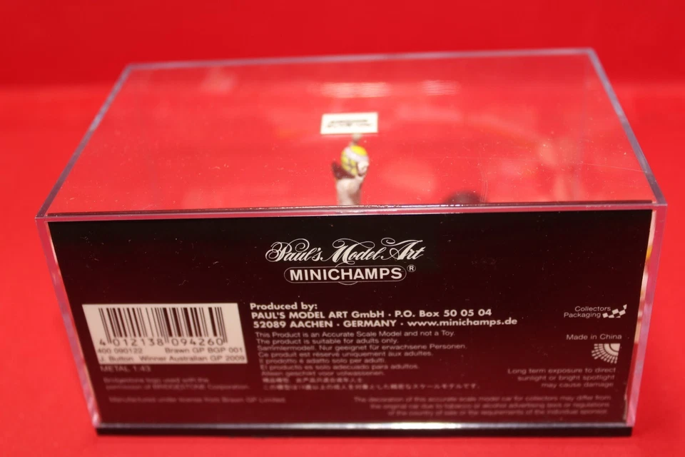 1/43 Brawn GP BGP 001 Mercedes (2009) - #22 J. Button - MINICHAMPS - Immagine 3 di 3