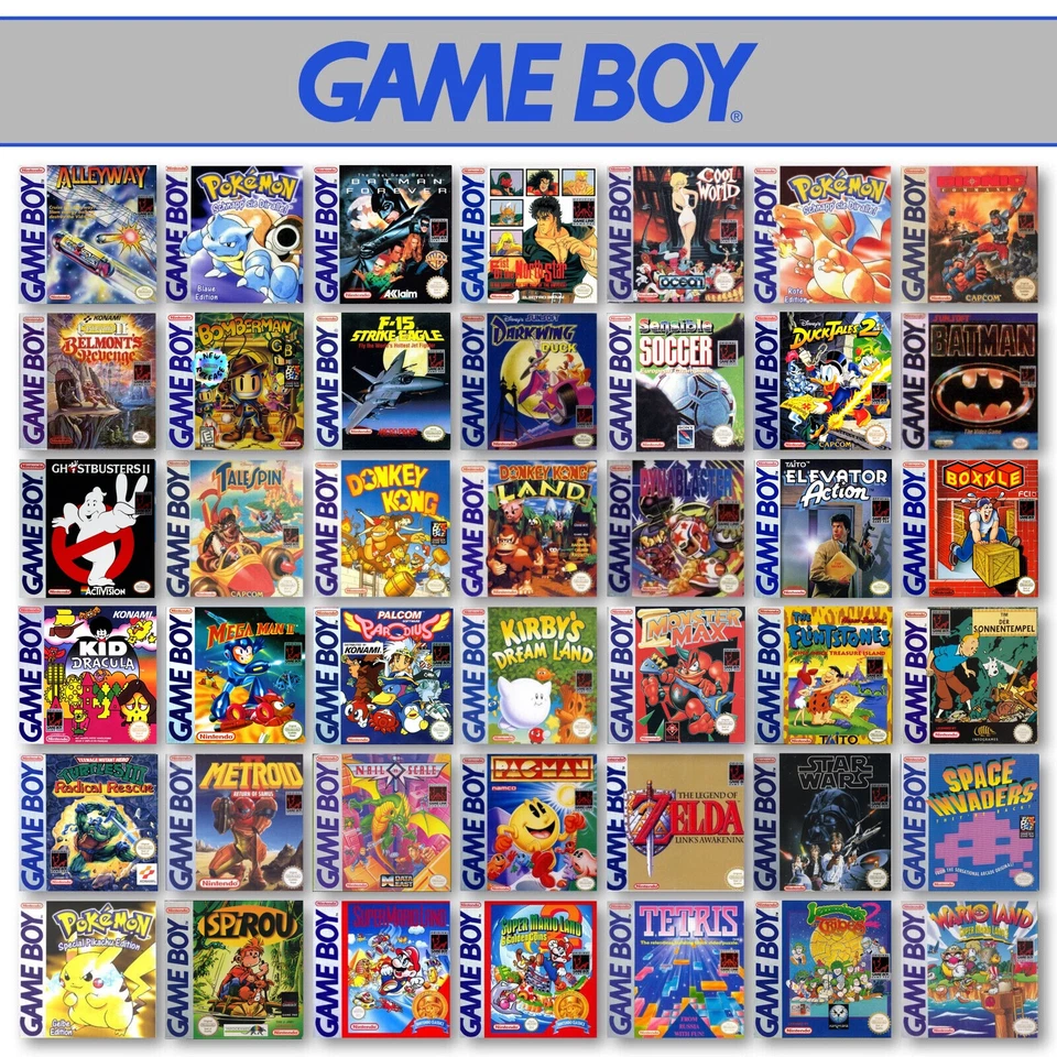 GB Game Boy Classic Spiele-Wahl [🚨⚠️ nur Modul] 🧩 Strategie ⚙️ Simulation