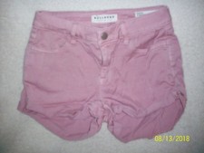 BULLHEAD DENIM CO SUPER STRETCH SHORTY SHORTS WOMENS SIZE 25