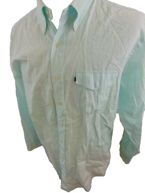 Brooks Brothers Size L Large Light Green Button Down Original Polo Shirt