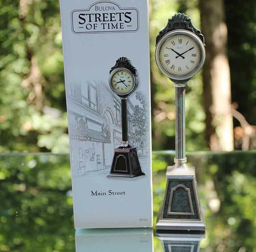 BULOVA Orologio in Miniatura Main Street B5302 Antico VERDERAME | eBay
