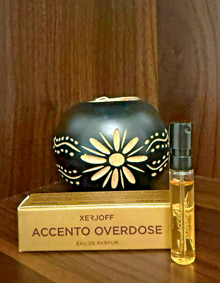 XERJOFF ACCENTO OVERDOSE PARFUM 2.0ml .06fl oz x 1 SPRAY SAMPLE BEST PRICE!