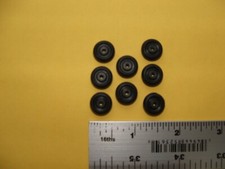 1/2" Black REAL RUBBER tire Arcade Hubley Kenton cast iron antique Kilgore