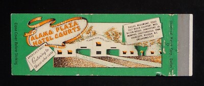 1950s FULL LENGTH Alamo Plaza Hotel Courts Houston Waco Shreveport LA Dallas TX