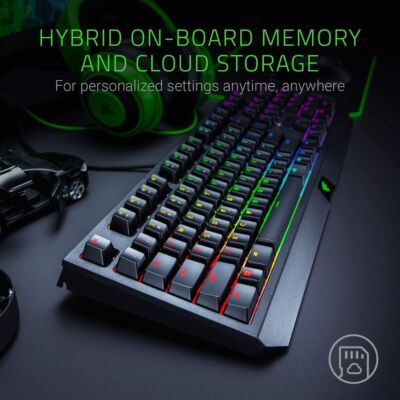 Razer BlackWidow Gaming Keyboard Green Switches Chroma RGB ES