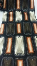 Bergamo New York Tie 51x3 Silk Handmade Geometric Fashion Office Father Grandpa