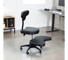 VIVO Mobile Cross Legged Office Chair with Back Support for Yoga Meditation ADHD