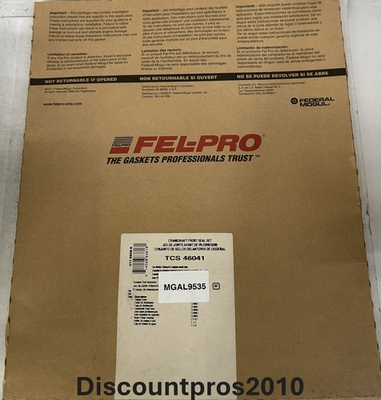 #ad #ad FEL PRO TCS 46041 Engine Timing Cover Gasket Set Saturn Pontiac Chevy 2000 2011 $28.00