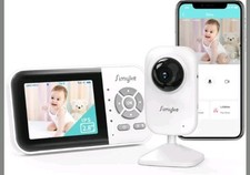 Simyke Upgrade Video Baby Monitor,WiFi Baby Camera,2.8" Display and App...