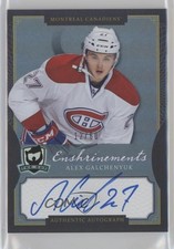 2013-14 Upper Deck The Cup Enshrinements 12/60 Alex Galchenyuk #CE-AG Auto 0w83