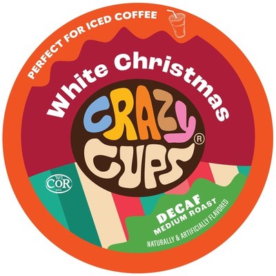 22 Count Decaf White Christmas Holiday Medium Roast Coffee Pods Keurig KCup