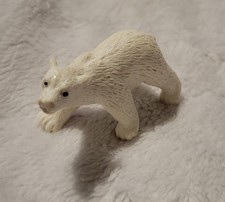 Polar Bear Cub Standing Walking Miniature Toy Animal Safari LTD 2008