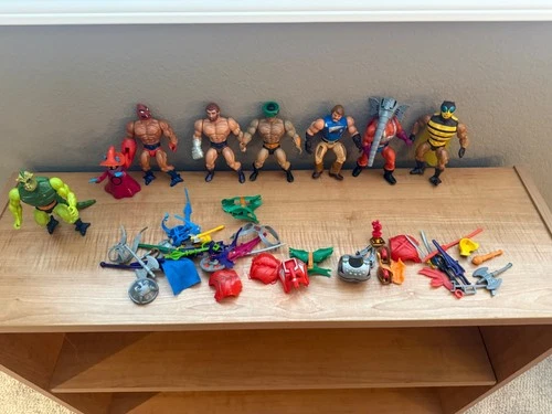 “Vintage Masters of the Universe MOTU Figure & Weapons Lot”