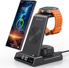 3 in 1 Wireless Charger Station for Samsung Galaxy S25 S24 S23 Watch Buds