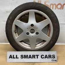 SMART FORTWO 450 FRONT ALLOY WHEEL & TYRE 1998 - 2007 0006919V003 (SPARE)