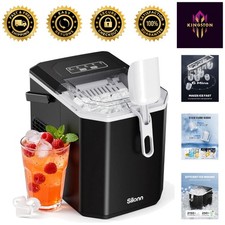Fast Ice Production in Just 6 Minutes 26Lbs Self-Cleaning Countertop Ice Maker