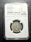 1911 US Barber SILVER Quarter "Philadelphia" Mint! XF Details! NGC Certified!