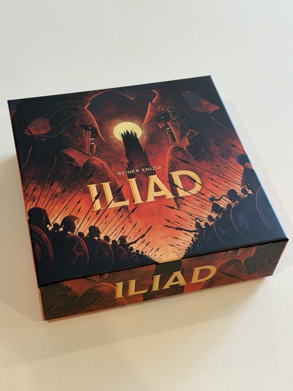 Iliad Boardgame By Reiner Knizia - Mint Condition, Played Once.