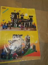 Lego Bauanleitung / Instruction 6073 LEGOLAND Ritter - 4 Ecken abgerissen
