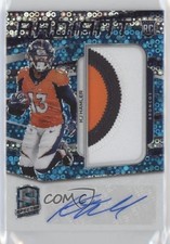 2020 Panini Spectra Neon Blue Prizm 48/60 KJ Hamler #13 Patch Auto 1u6