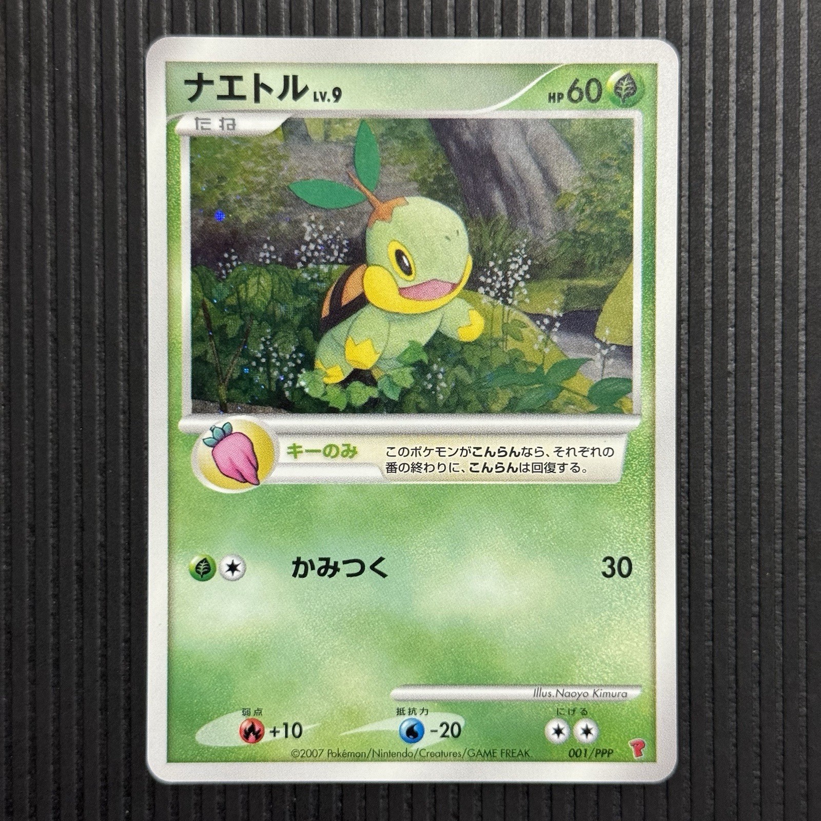 Near Mint Turtwig 001/PPP Promo Japanese Pokemon Card