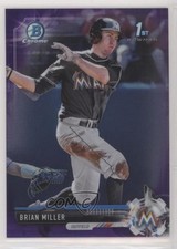 2017 Bowman Draft Chrome Purple Refractor /250 Brian Miller #BDC-45 yj7