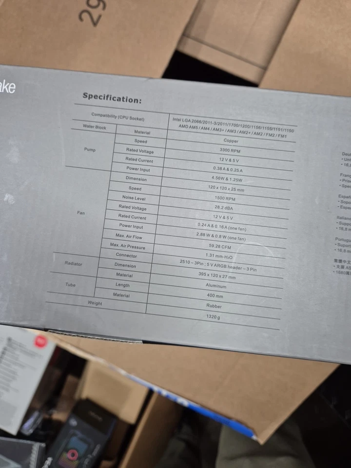 Thermaltake TH360 ARGB Motherboard Sync Snow Edition Intel LGA1700 Ready/AM5/... - Image 3 of 4